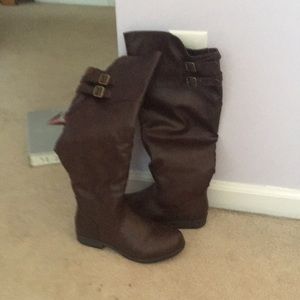 Brown Leather Boots